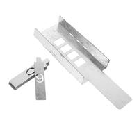 Parliky Plantillas de Hierro para Pintar Números 0-9 Cuatro Ranuras, Plantilla Aerosol Reutilizable para Bricolaje y Señalización Clara