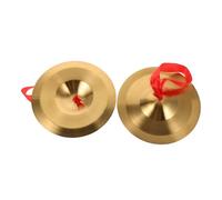 Parliky Platillos de Dedo de Aleación Resistentes para Adultos Instrumento de Percusión para Bandas Escolares Danza y Enseñanza Musical