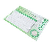Parliky Póster Grande de Acordes de Banjo para Principiantes Tabla de Digitación en Papel Couché Verde, Herramienta Fácil para Aprender y Practicar Banjo