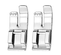 Parliky Prensatelas de Puntada Recta 2 Piezas para Máquina de Coser Doméstica, Aleación Duradera, Accesorio Multiusos para Costura y Patchwork, Compatible Máquinas de Coser Hogar