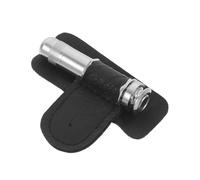 Parliky Protector de Jack Roscado para Guitarra Tapón de Enchufe de Cobre con Funda de PU Accesorios para Guitarra Eléctrica para Uso Entrenamiento Casa
