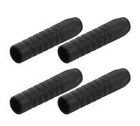 Parliky Protector de Tubo de Buceo Negro 4 Piezas Manguitos de Manguera de Goma Duradera Ventilada Funda Ligera para Regulador Protección Segura Antienredos para Deportes Acuáticos y