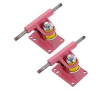 Parliky Puente para Monopatín Infantil De Madera De Arce 3.25 Pulgadas Rosa, 2 Piezas, Resistente y Seguro, para Practicar Habilidades De Skate Interior y Exterior