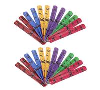 Parliky Pulseras a Presión Ninja, 24 Piezas Coloridas de Pvc, Juguetes Halloween sin Dulces, Pulseras Slap Divertidas para Fiesta y Juego Interior y Exterior