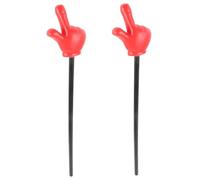 Parliky Punteros de Dedo para Fiesta 2 Piezas Punteros Manuales de Plástico Multicolor para Aula y Juegos Accesorios para Actividades y Presentaciones Infantiles