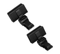 Parliky Reemplazo de bisagra de Audio, bisagra del Plato Giratorio, 2pcs, plástico Negro, para Vinilo Record Player y Tapa Antipolvo, Compatible con Kenwood KD291R, Ajuste preciso