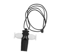 Parliky Silbato de Samba Abs Tone para Método de Enseñanza Orff Instrumento Musical Portátil para Adultos Negro