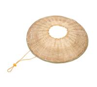 Parliky Sombrero de Paja Samurái para Sombrero Cónico Tradicional Japonés Diámetro 36 CM Color Natural Accesorio de Cosplay