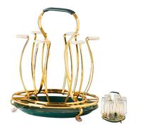 Parliky Soporte de Hierro para Tazas Apilables Resistente y Ventilado Organizador de Copas para Cocina y Hogar Secador de Vasos Práctico y Duradero