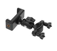Parliky Soporte Giratorio de 360° para Cámara de Acción y Teléfono Manillar y Espejo Retrovisor de Motocicleta Material ABS Resistente Compatible con Gopro y Bicicletas Adecuado para