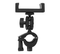 Parliky Soporte para Soporte de Partituras de Trompeta Pequeño Ajustable 360° Abrazadera para Tubo de 15-31 MM, Clip para Partituras y Teléfono, Compatible Teléfonos Móviles, Accesorio