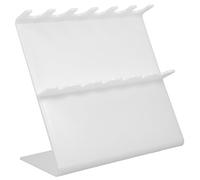 Parliky Soportes pipetas laboratorio de plástico con 6 agujeros organizador para mesa o pared 10.62X9.84X4.13In para laboratorios y empresas