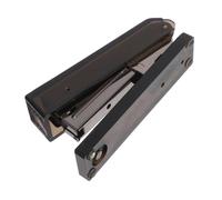 Parliky Stapler de Escritorio Negro Transparente Grapadora Acrílica Grande Diseño Elegante y Resistente para Gruesos Suministros de Oficina y Escuela