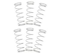 Parliky Suministros para Botones de Trompeta 6 Piezas Resortes de Acero Inoxidable para Trompeta Fácil Instalación Desmontable