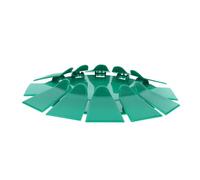 Parliky Tapete de Práctica de Golf para Interiores Doble Salida Superficie Flocada Hoyo de Práctica Desmontable de Plástico para Entrenamiento de Putt y Mejora de Precisión