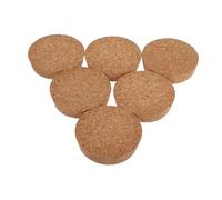 Parliky Tapones de Corcho para Macetas de Vidrio 6 Piezas, Tapones Cónicos de Madera Blanda para Jarrones Hidropónicos Transparentes 90x20x83 Mm, Sellos Reutilizables para Decoración