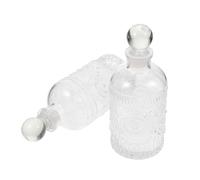Parliky Tarro de Cristal de 200ml para aromaterapia, 2 Piezas, liberación de Fragancia, Ideal para Estudio y baño