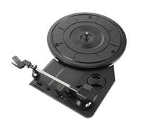 Parliky Tocadiscos Vintage Con Mecanismo Grande De 200 Mm, Aguja Para Tocadiscos De Vinilo, Altavoces Integrados y Diseño Retro Para Reproducción De Audio Auténtica Casa