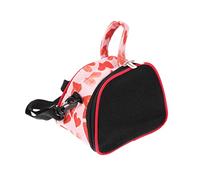 Parliky Transportín para Hámster Bolsa de Viaje Pequeña Transpirable y Multifuncional Correa para Hombro para Mascotas Pequeñas Seguro y Cómodo