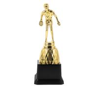 Parliky Trofeo de Ping Pong Dorado de Plástico Grande, Premio de Competición Deportiva para Torneo de Tenis de Mesa, Trofeo de Ganador y Decoración para Eventos Deportivos