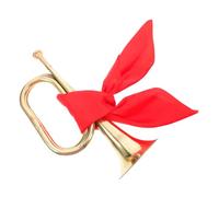 Parliky Trompeta de Metal para Principiantes con Sonido Puro y Estable Instrumento de Viento para Orquesta Diseño Elegante con Pañuelo Rojo para Banda y Escuela