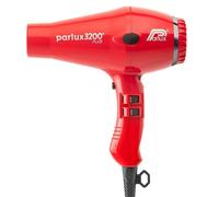 Secador de pelo - Parlux, 3200 Plus, 2 Velocidades, 4 Temperaturas, K-Lamination, Rojo