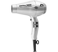 Parlux 3800 Secador de pelo Eco Friendly Iónico y Cerámico [Enchufe Europeo 220V] 1 un. Silver