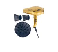Parlux Alyon Air Ionizer Tech Eco Friendly Dorado - secador de pelo con difusor