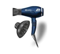 Parlux Alyon Secador de Pelo Profesional + Difusor MagicSense, Tecnología Ionizer, Motor K-Advance Plus, Set 4 Piezas Azul Noche