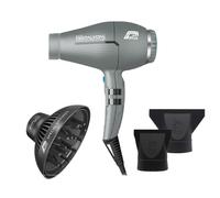Parlux Digitalyon + Magic Sense - secador de pelo gris brillo con difusor