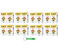 Parmalat Chef Panna ai Funghi Porcini - Crema con setas porcini (8 unidades, ideal para condimentar los primeros platos de todo tipo, 2 x 125 ml + llavero Beni Culinari gratuito)