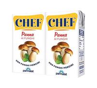Parmalat Panna Chef ai Funghi - Crema de cocina con setas (24 unidades, 125 g)