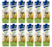 Parmalat Santal Succo di Frutta Pera Dolce di Natura Zero Zuccheri Aggiunti Peras Jugo de fruta cero Azúcar Refrescante Tetrapack 1000 ml