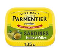PARMENTIER - Sardinas aceite de oliva 135 g - Tres artículos