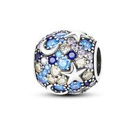 Parmuz 925 Amuleto de plata esterlina para pulseras Perro Mal de ojo Viaje Amor Mamá Colgante Amuletos para Pulseras Europeas Collar Colgante Cuentas Joyería Regalo para Mujer