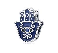 Parmuz 925 Dijes de plata de ley para pulseras y collares Mariposa de cristal Estrella Luna Lindo gato Pulsera de la suerte Amuleto Cuentas regalo Estética Peandant para mujer