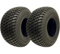Parnells, 2 Juegos de Neumáticos para Césped sin Cámara 18x8.50-8, 4 Capas Wanda P332, con Marca E, 455 mm de Diámetro, 210 mm de Ancho, 370 kg, para Cortacésped con Asiento para Césped