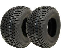 Parnells - 2 Juegos de Neumáticos para Cortacésped sin Cámara 20x10.00-8, 4 Capas Wanda P332, Diámetro 500 mm, 240 mm de Ancho, 540 kg Cada uno a 22 Psi, Hombro Redondeado