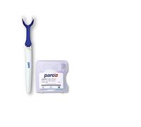 Paro Soporte para hilo dental y hilo elevador Paro menta, encerado, fluorado, hilo dental 50M