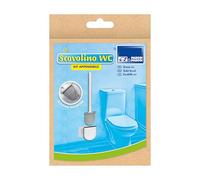 PARODI & PARODI - Escobilla de baño Desmontable para Inodoro, Gancho Adhesivo, escobilla de baño para casa o Viaje, Accesorios útiles para Caravana, Cepillo pequeño y Ligero, Accesorios de baño