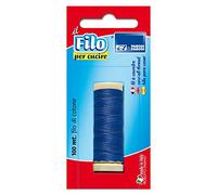 PARODI & PARODI- Filo per Cucire 100m, Filo da Cucitura da 20gr, Bobina di Cotone per Aghi da Cucito, Rocchetto Adatto alla Cucitura a Mano, Prodotto in Italia, Color Blu