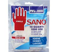 PARODI & PARODI Guantes sanos vinilo talla M 10 pares art 152