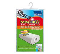 PARODI & PARODI Magiko Bolsa para aspiradora Universal y Reutilizable, Poliuretano, Color Blanco, 13x24x1 cm