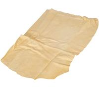 Parodi&Parodi Parodi & Parodi - Paño de Limpieza de auténtica Gamuza Natural Ideal para Limpiar Coches y Cristales, paño de Piel Color Ocre Art.186, único