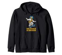 Parodia Cristiana His Grace is Enough Retro Women's Faith Sudadera con Capucha