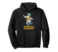 Parodia Cristiana His Grace is Enough Retro Women's Faith Sudadera con Capucha