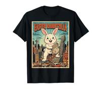 Parodia del Monstruo de la Ciudad del Conejito Gigante de Pascua Rabbitzilla Camiseta