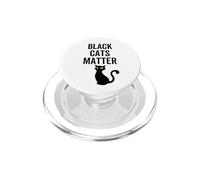 Parodia Divertida de Black Cats Matter BLM Rescue Kittens PopSockets PopGrip para MagSafe
