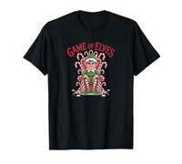 Parodia Divertida de Elfos de Navidad de Game of Elves Camiseta