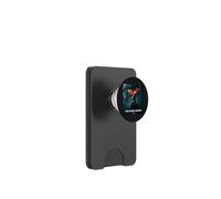 Parodia épica del héroe del perro - Paisaje urbano Moody y arte del símbolo del fuego PopSockets PopWallet para MagSafe
